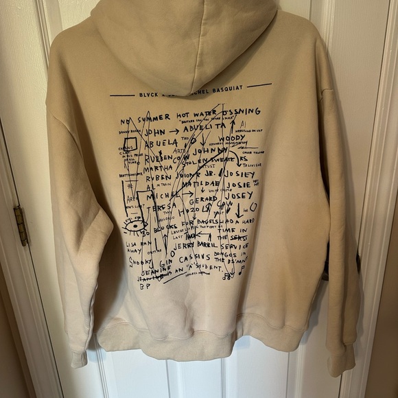 Blvck x Basquiat 'Crown' Hoodie Cream - Picture 4 of 7